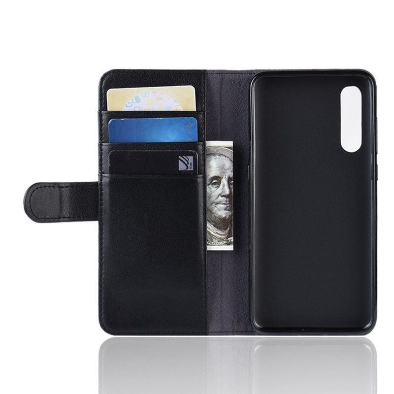 Läderfodral Xiaomi Mi 9 Svart Delat Läder