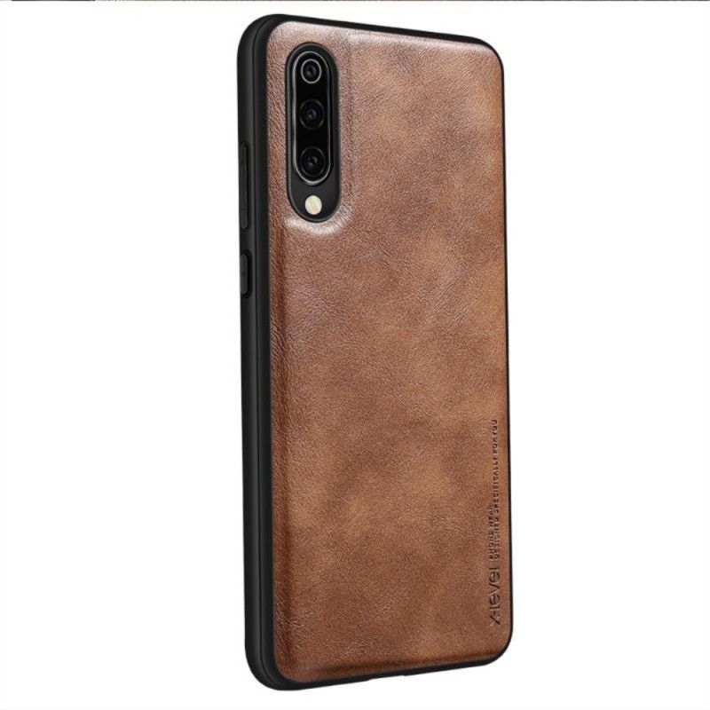 Skal för Xiaomi Mi 9 Svart Vintage Lädereffekt