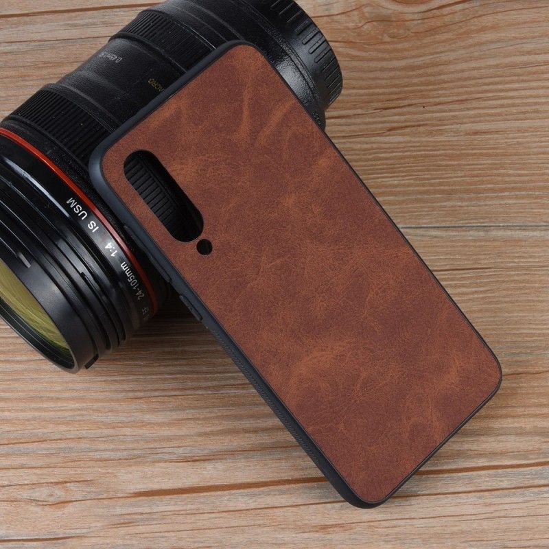 Skal Xiaomi Mi 9 Svart Mobilskal Vintage-Lädereffekt