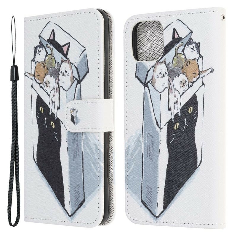 Fodral iPhone 13 Mini Leverans Thong Cats