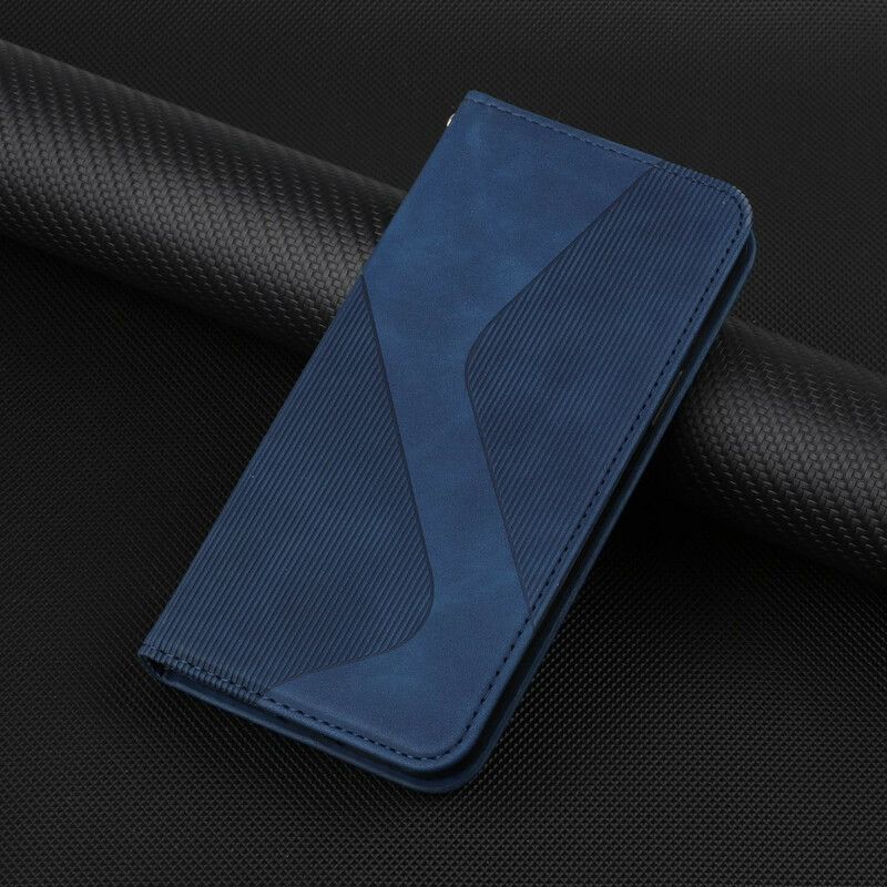 Folio-fodral iPhone 13 Mini Style Läder S-design