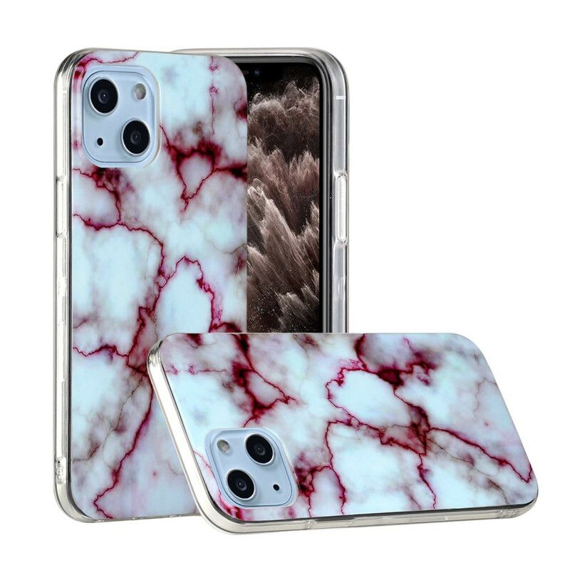Skal För iPhone 13 Mini Förenklad Marmor
