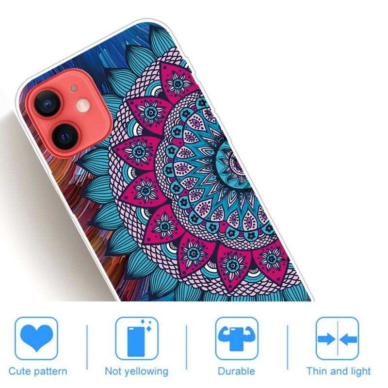 Skal iPhone 13 Mini Färgglad Mandala