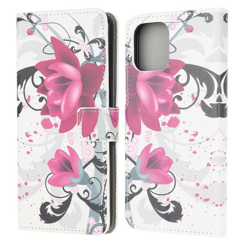 Skyddsfodral iPhone 13 Mini Tropiska Blommor