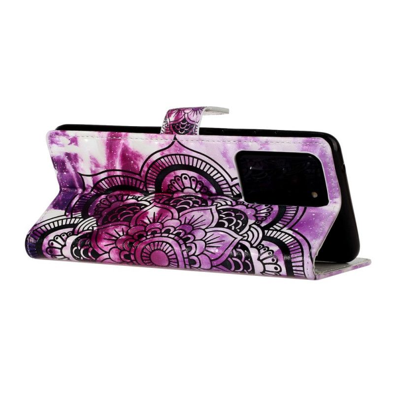 Fodral Samsung Galaxy S20 Ultra Lila Mandala