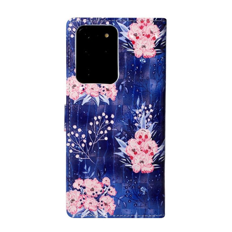 Fodral Samsung Galaxy S20 Ultra Ljusa Fläckblommor