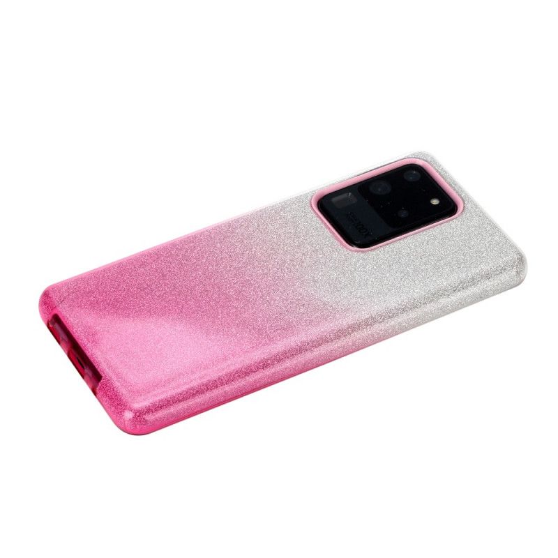 Skal för Samsung Galaxy S20 Ultra Svart Flashig Lutningsfärg