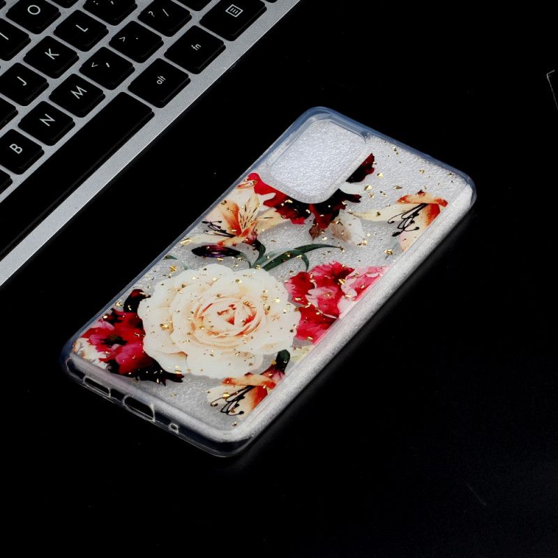 Skal Samsung Galaxy S20 Ultra Genomskinliga Vackra Buketter