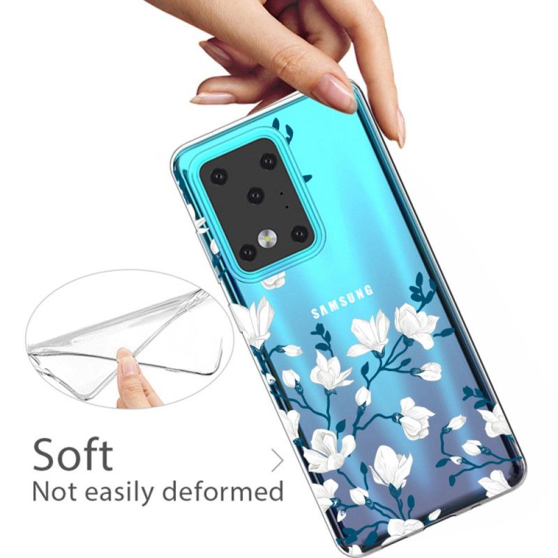 Skal Samsung Galaxy S20 Ultra Vita Blommor