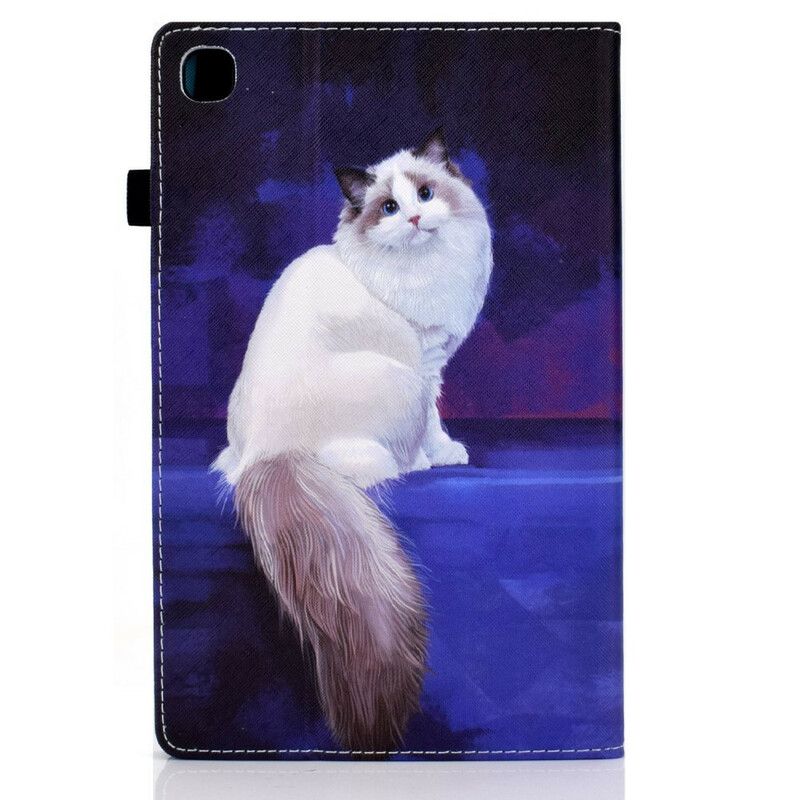 Case Samsung Galaxy Tab A7 Lite Telefonfodral Vit Katt