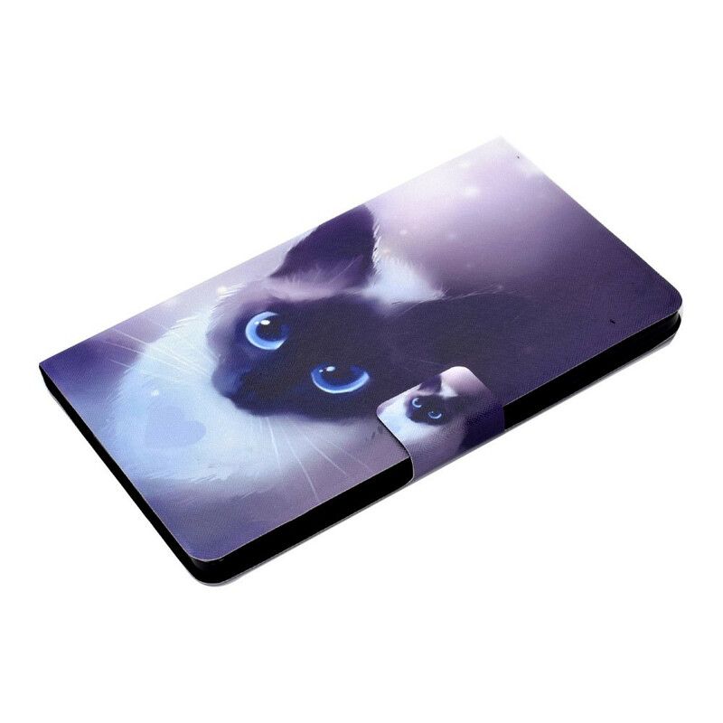 Fodral För Samsung Galaxy Tab A7 Lite Blue Eyes Cat