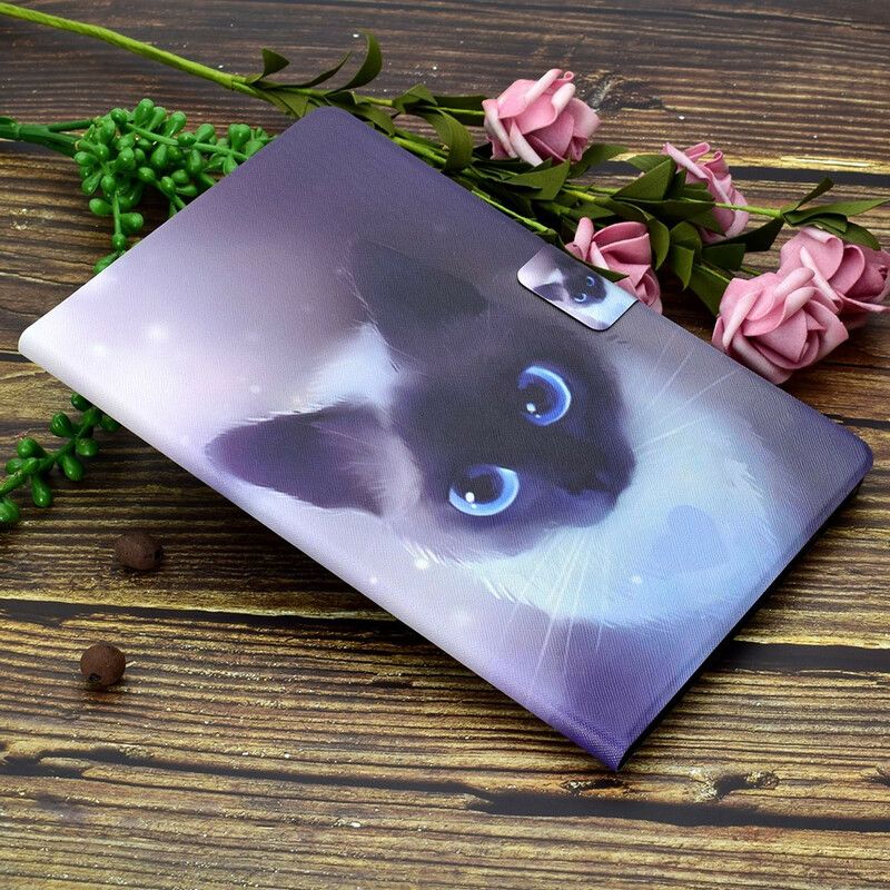 Fodral För Samsung Galaxy Tab A7 Lite Blue Eyes Cat