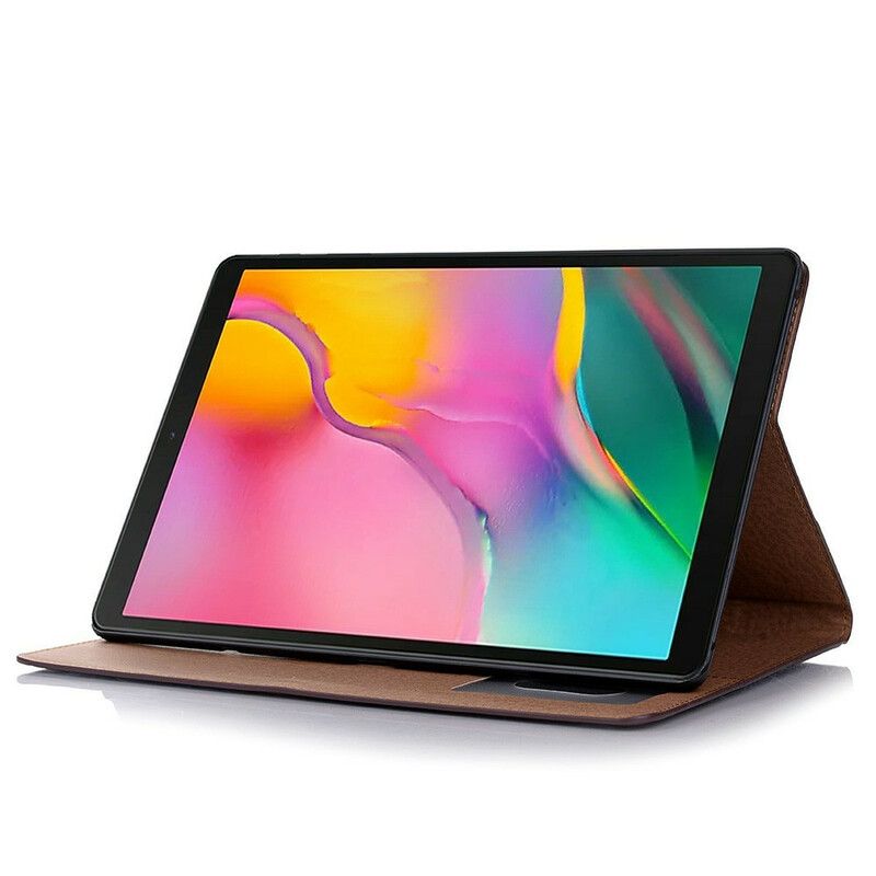 Fodral För Samsung Galaxy Tab A7 Lite Vintage Nitar I Konstläder