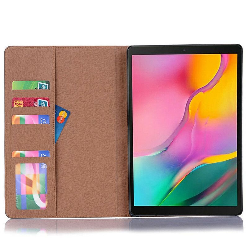 Fodral För Samsung Galaxy Tab A7 Lite Vintage Nitar I Konstläder