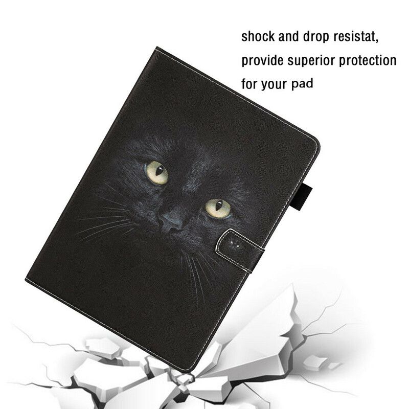 Fodral Samsung Galaxy Tab A7 Lite Black Cat Eyes