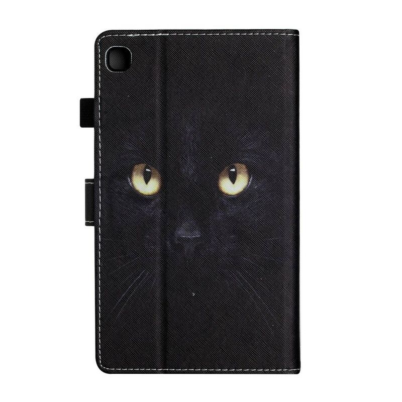 Fodral Samsung Galaxy Tab A7 Lite Black Cat Eyes