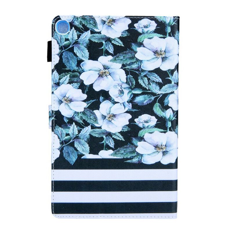 Fodral Samsung Galaxy Tab A7 Lite Designblommor