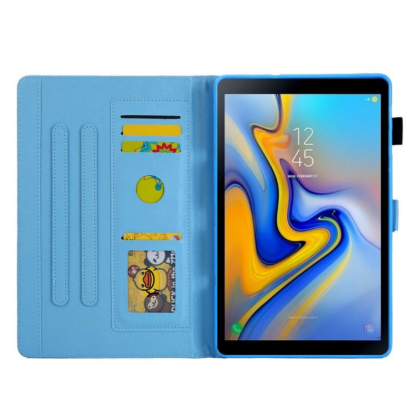 Fodral Samsung Galaxy Tab A7 Lite Designblommor
