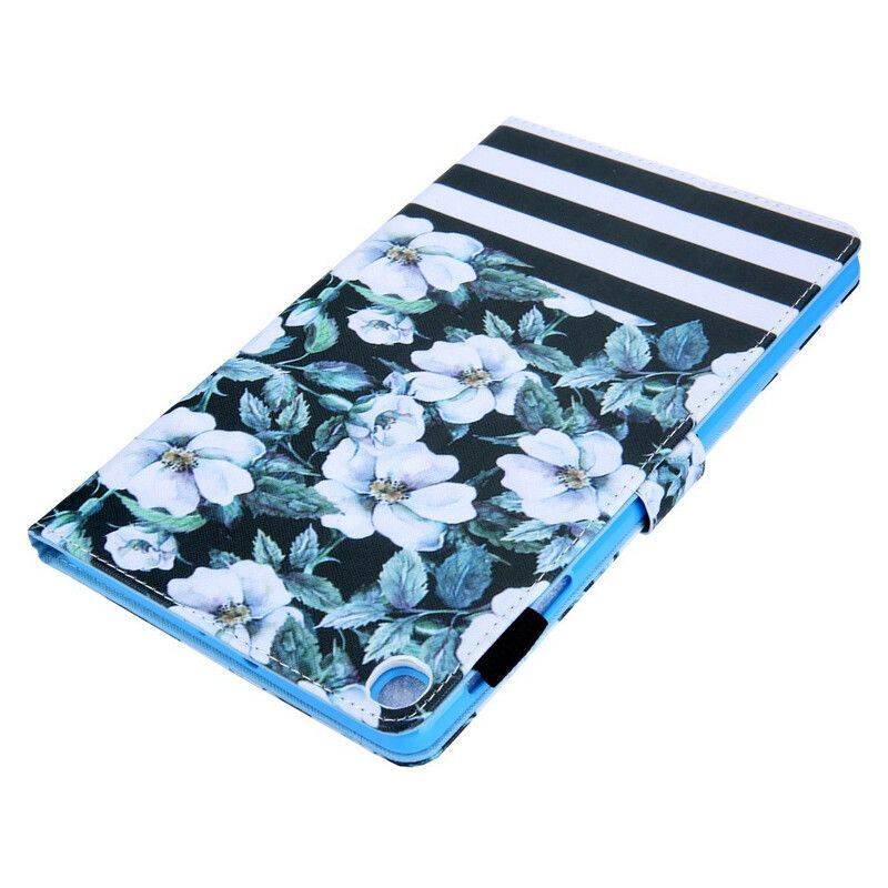 Fodral Samsung Galaxy Tab A7 Lite Designblommor