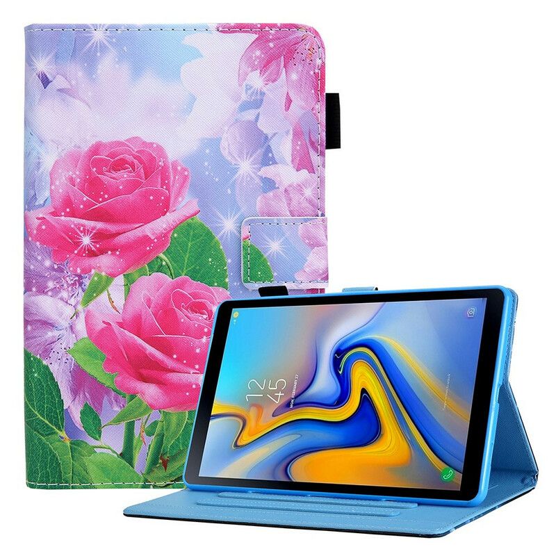 Fodral Samsung Galaxy Tab A7 Lite Drömblommor