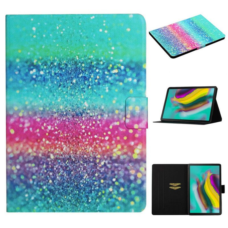 Fodral Samsung Galaxy Tab A7 Lite Glitter Design