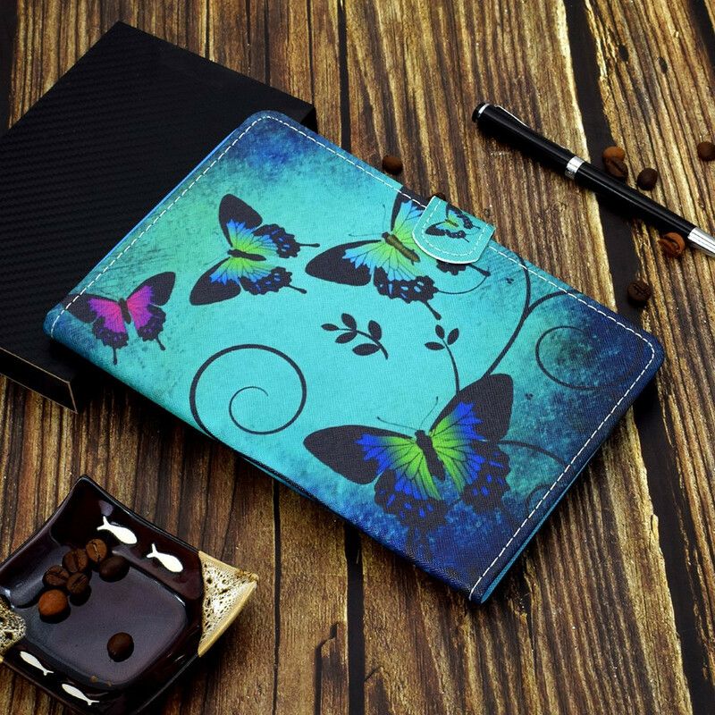Fodral Samsung Galaxy Tab A7 Lite Unika Fjärilar