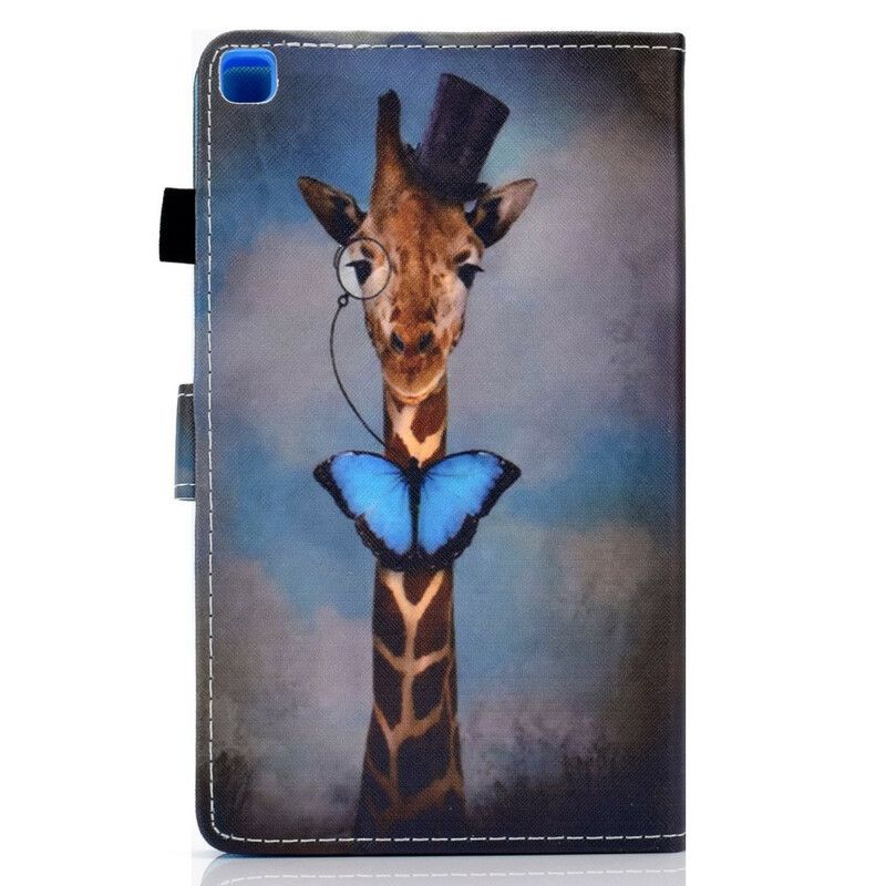 Läderfodral Samsung Galaxy Tab A7 Lite Telefonfodral Chic Giraff