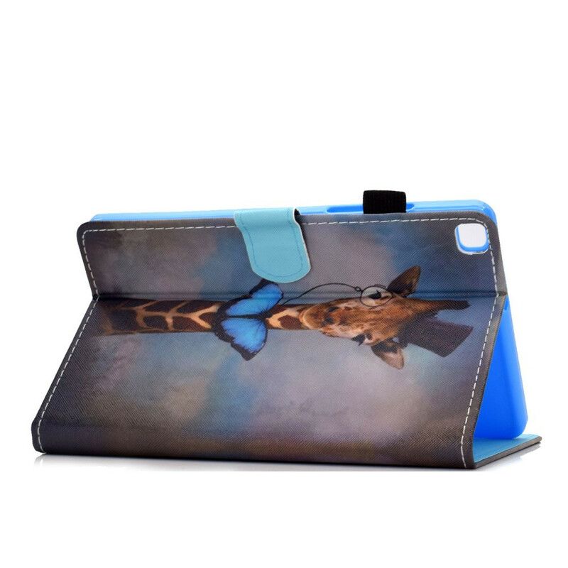 Läderfodral Samsung Galaxy Tab A7 Lite Telefonfodral Chic Giraff