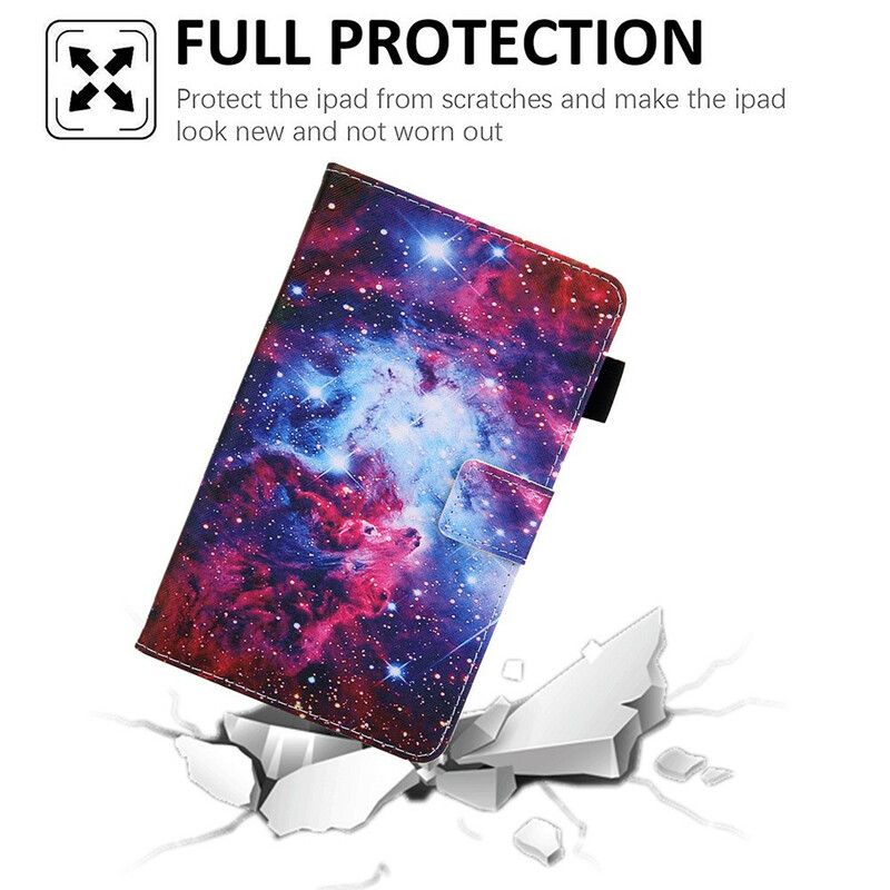Läderfodral Samsung Galaxy Tab A7 Lite Telefonfodral Design Space