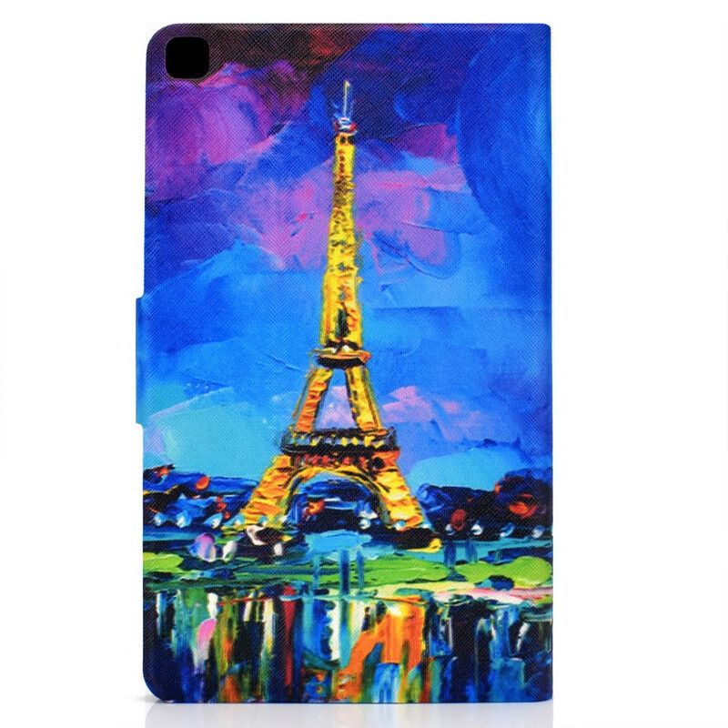 Läderfodral Samsung Galaxy Tab A7 Lite Telefonfodral Eiffeltornet