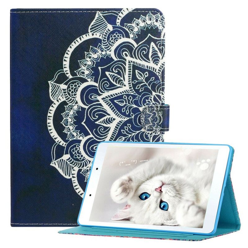 Läderfodral Samsung Galaxy Tab A7 Lite Telefonfodral Mandala Art Series