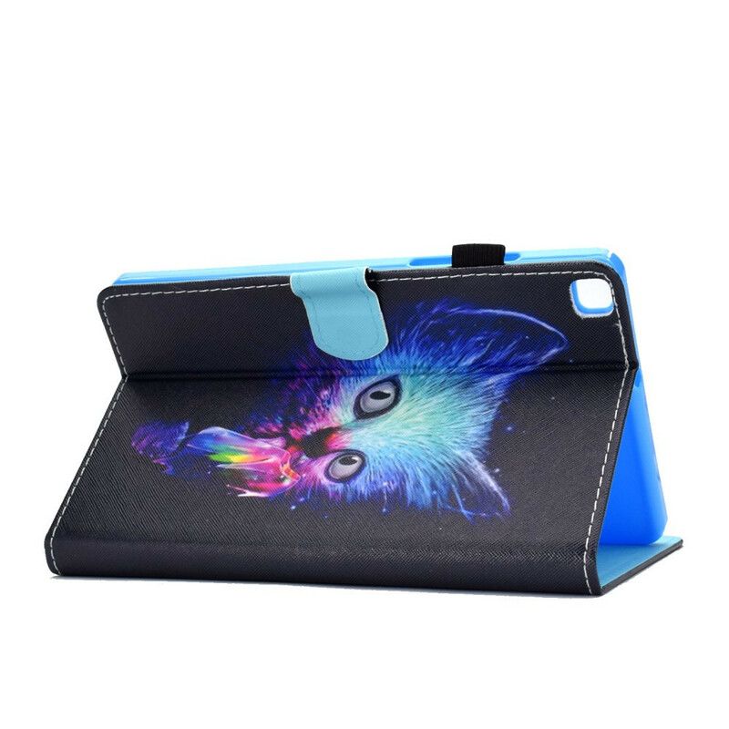 Läderfodral Samsung Galaxy Tab A7 Lite Telefonfodral Psycho Cat