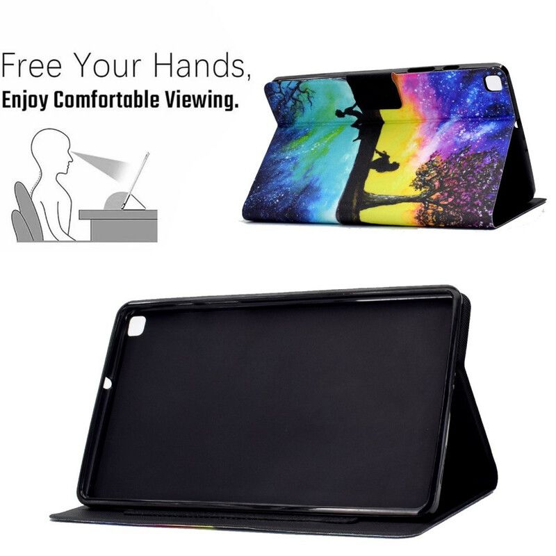 Läderfodral Samsung Galaxy Tab A7 Lite Telefonfodral Reverie Under The Tree