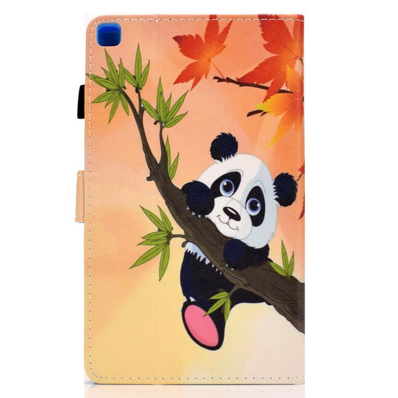 Läderfodral Samsung Galaxy Tab A7 Lite Telefonfodral Söt Panda