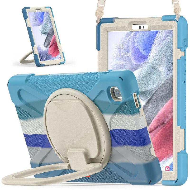Skal För Samsung Galaxy Tab A7 Lite Multifunktionell Axelremsfärg