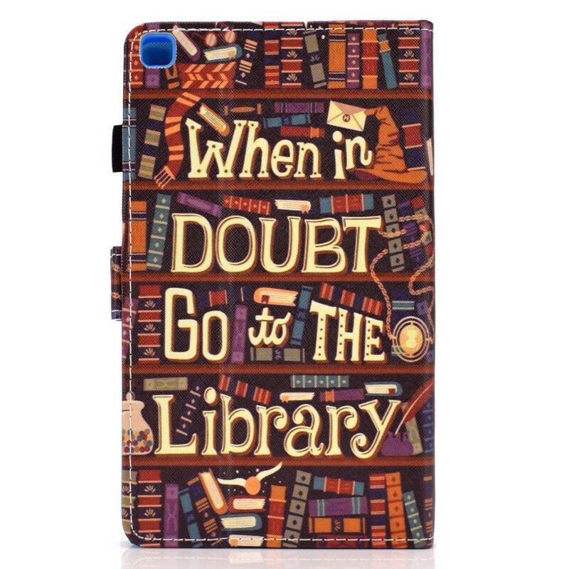 Skyddsfodral Samsung Galaxy Tab A7 Lite Bibliotek