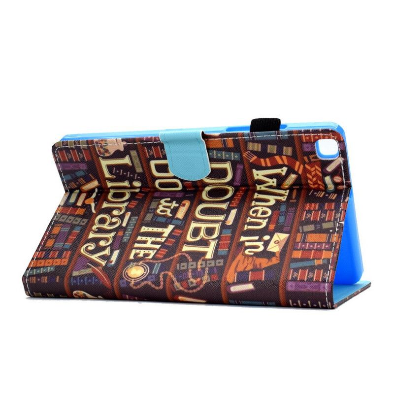 Skyddsfodral Samsung Galaxy Tab A7 Lite Bibliotek