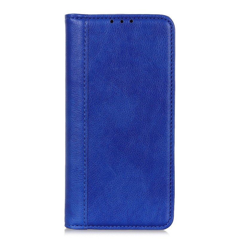 Folio-fodral Sony Xperia 1 IV Läderfodral Klassiskt Delat Läder
