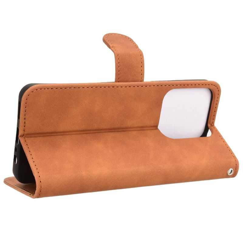 Läderfodral Realme C61 Telefonfodral Mockaeffekt