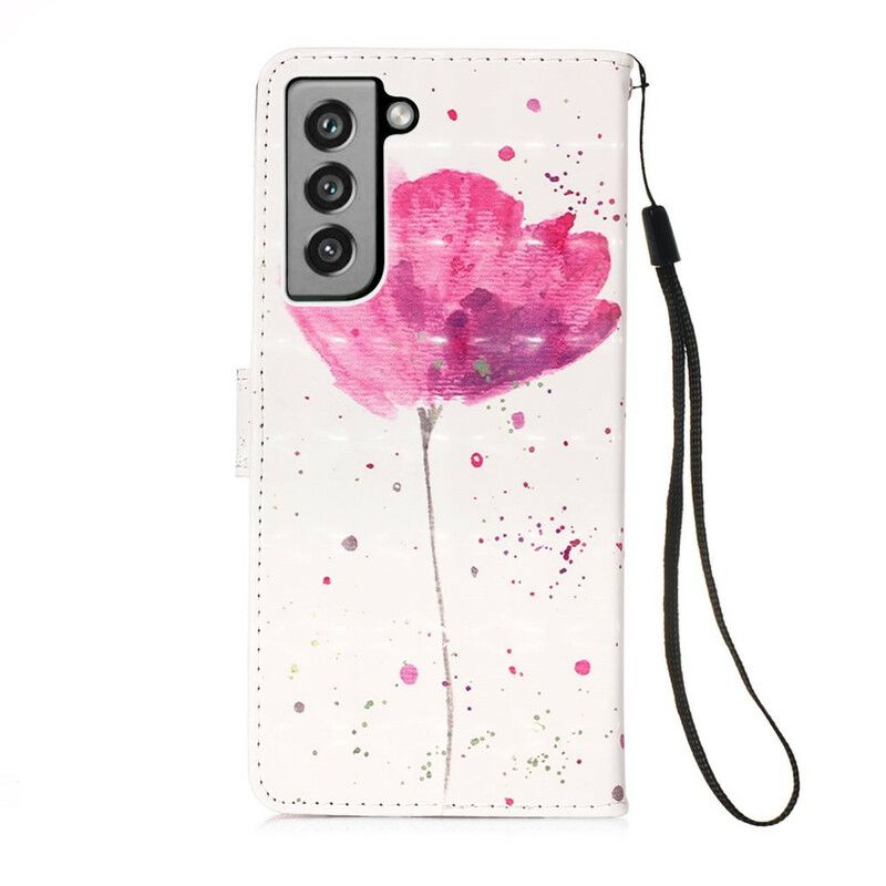 Fodral För Samsung Galaxy S21 Fe Poppy Watercolor