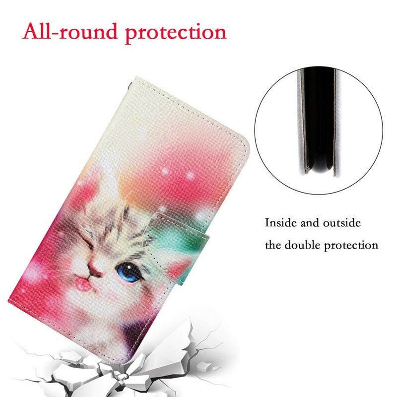 Fodral För Samsung Galaxy S21 Fe Tales Of Cat With Lanyard