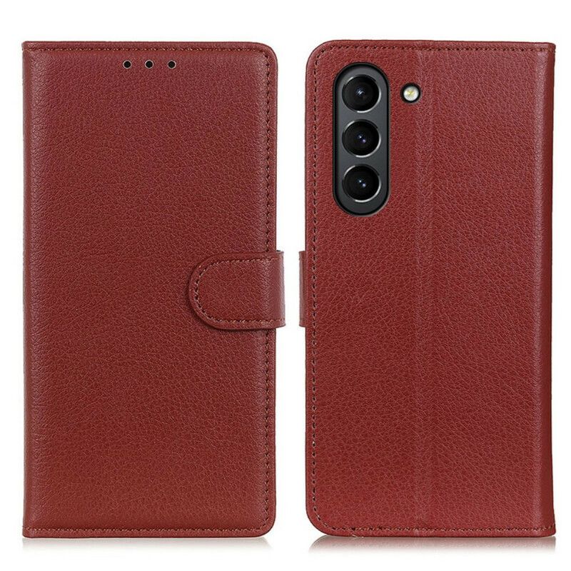 Fodral Samsung Galaxy S21 Fe Traditionellt Konstläder