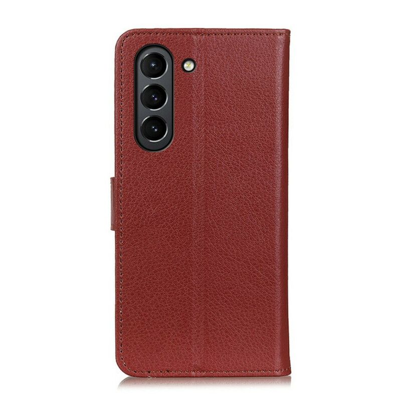Fodral Samsung Galaxy S21 Fe Traditionellt Konstläder