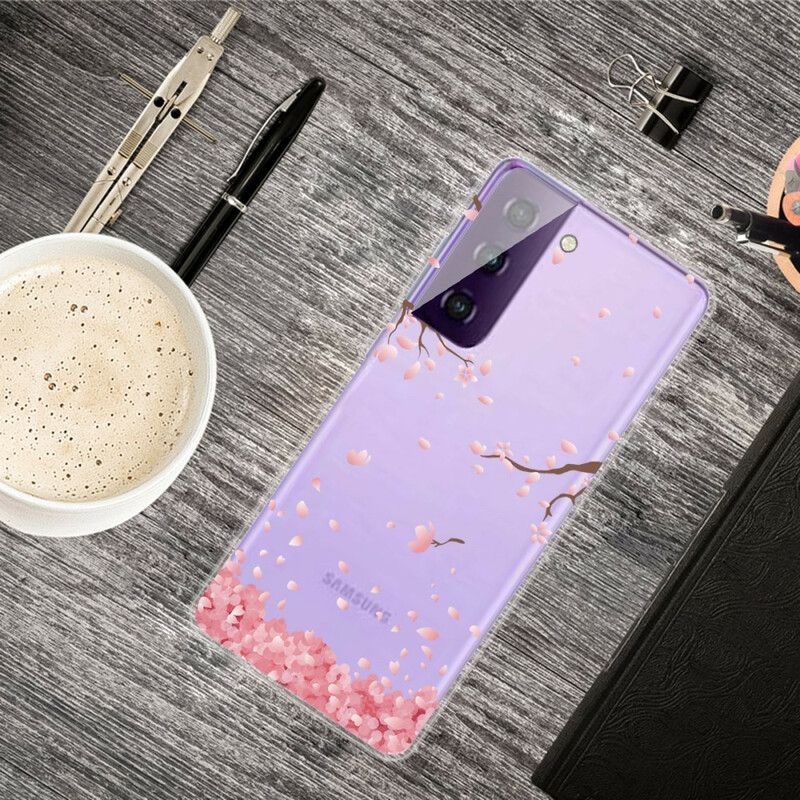Skal Samsung Galaxy S21 Fe Telefonfodral Blommande Grenar
