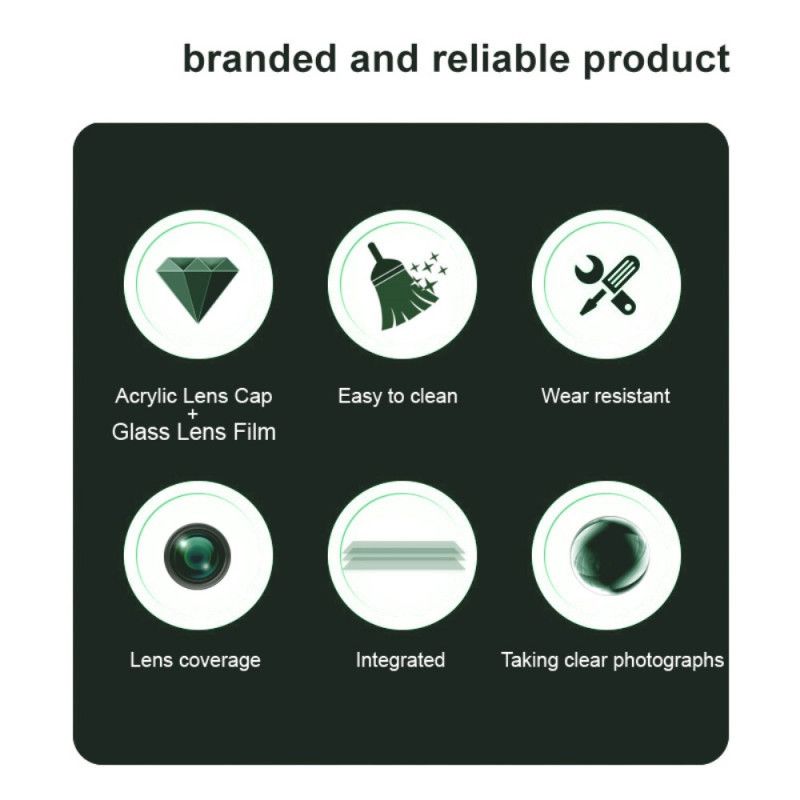 Linsskydd I Härdat Glas För Xiaomi Redmi Note 14s (svart Version)