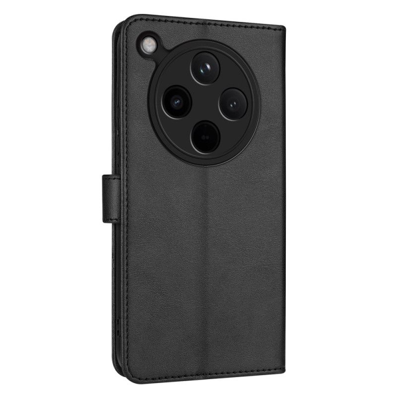 Fodral Oppo Find X8 Enfärgat Konstläder Azns