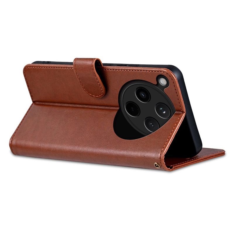 Fodral Oppo Find X8 Lädereffekt Azns