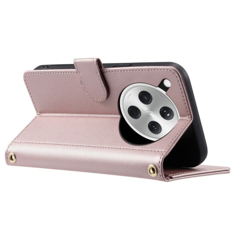 Fodral Oppo Find X8 Quiltad Med Rem Och Axelrem