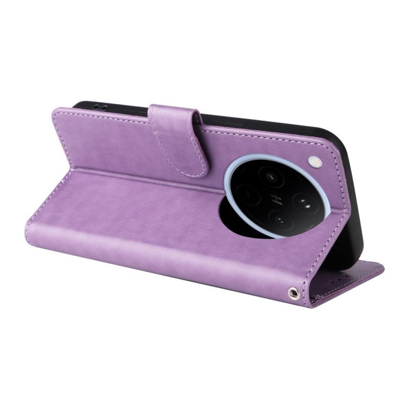 Läderfodral Oppo Find X8 Telefonfodral Tryckt Mönster