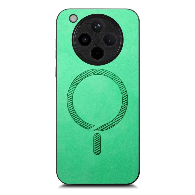 Skal Oppo Find X8 Magsafe-kompatibel Lädereffekt